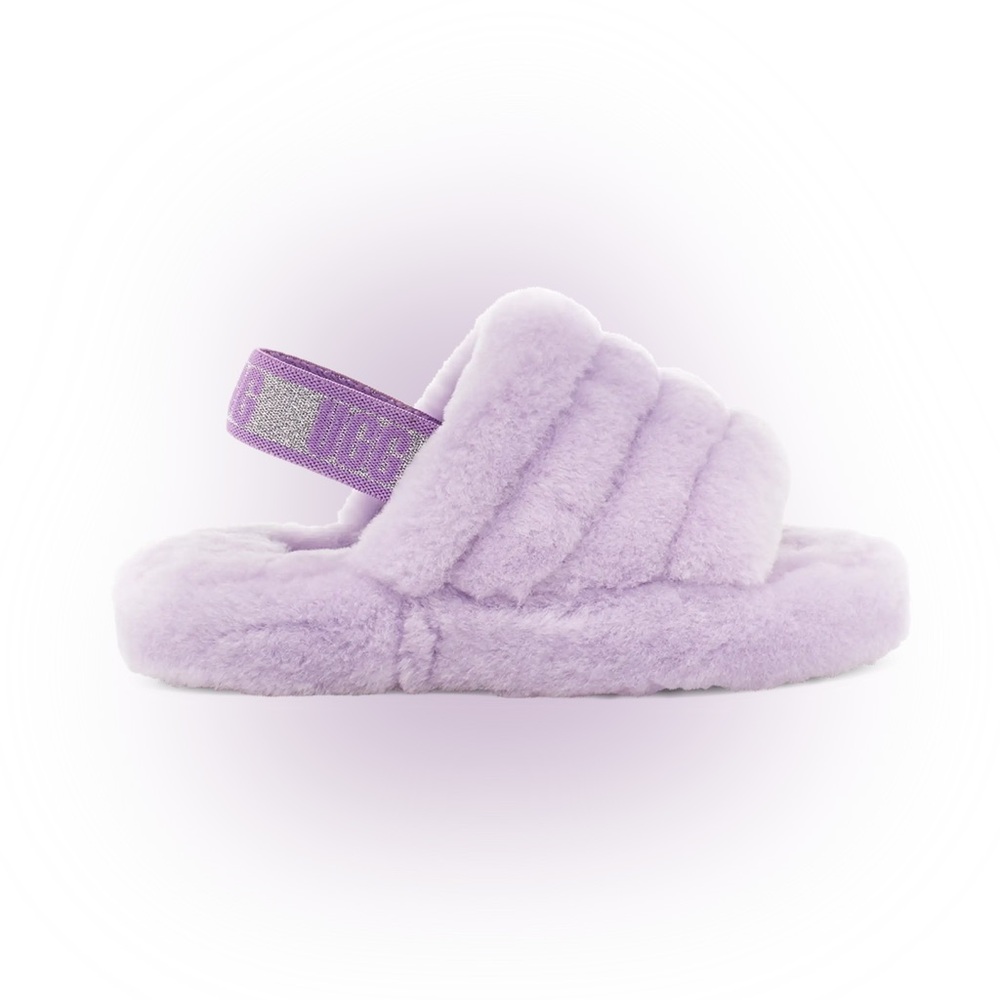 UGG Kids Fluff Yeah Slipper- Lilac Frost